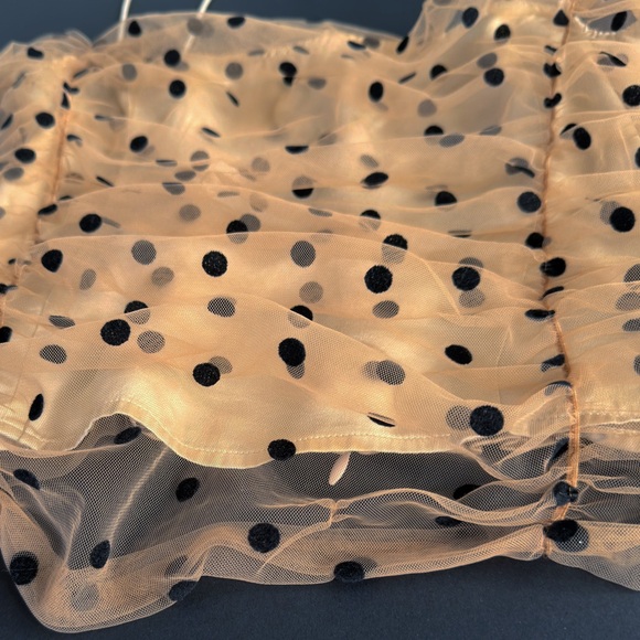 Reformation Amber Top Size 10 Swiss Dot - Picture 11 of 13